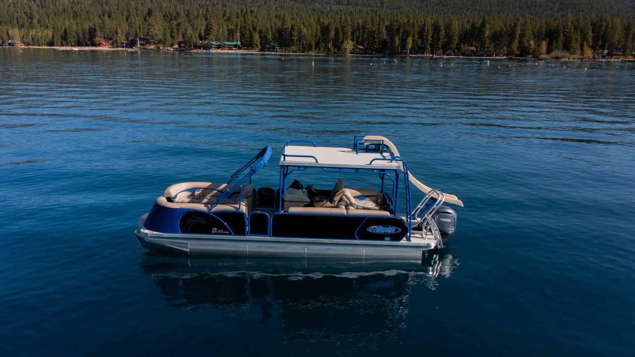 North Lake Tahoe Boat Rental 25' Double Decker Pontoon