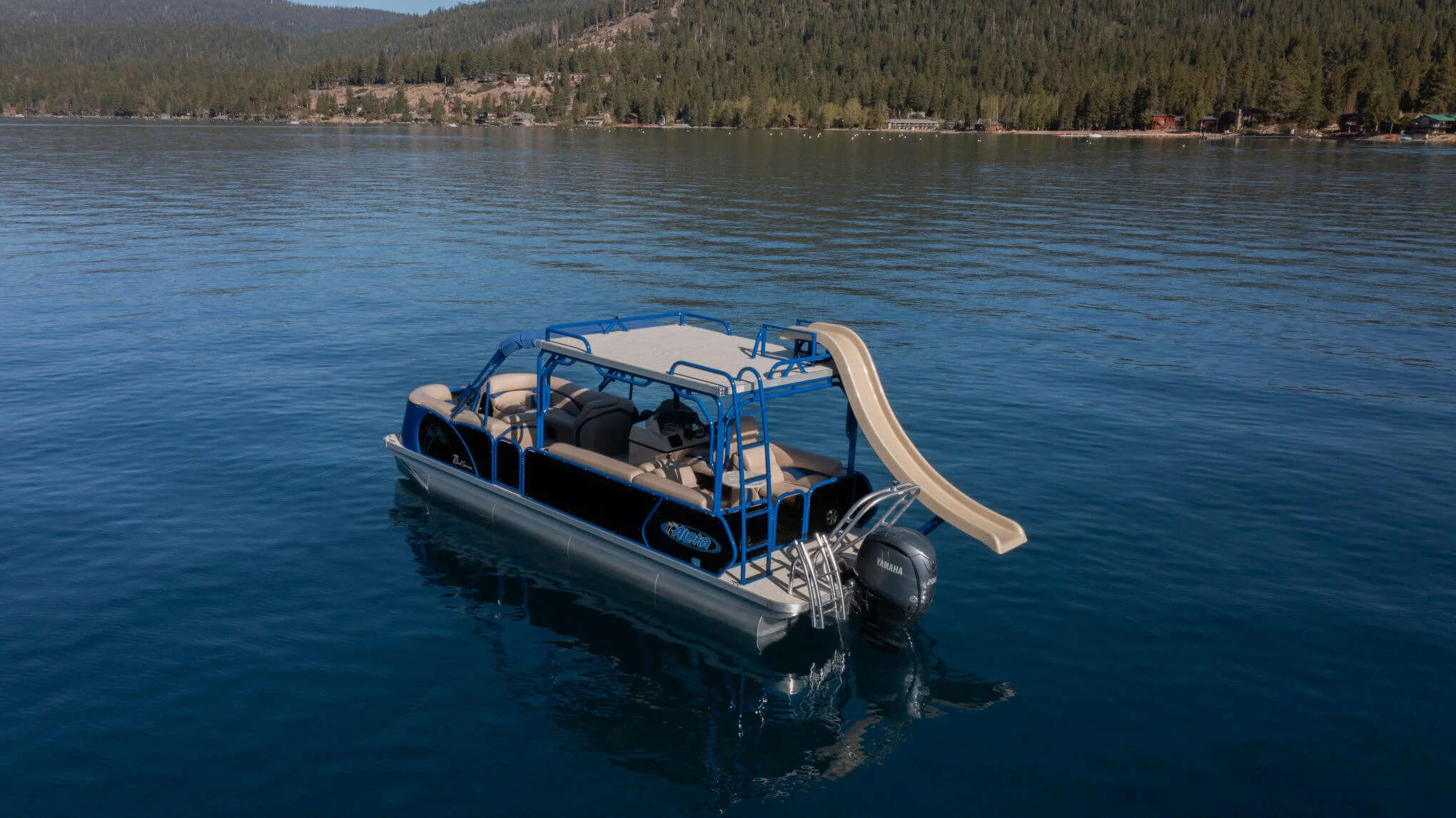 North Lake Tahoe Boat Rental 25' Double Decker Pontoon