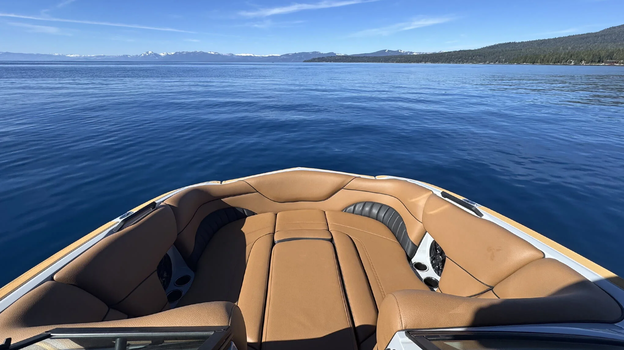 North Lake Tahoe Boat Rental 25' MB Wakesurf Boat