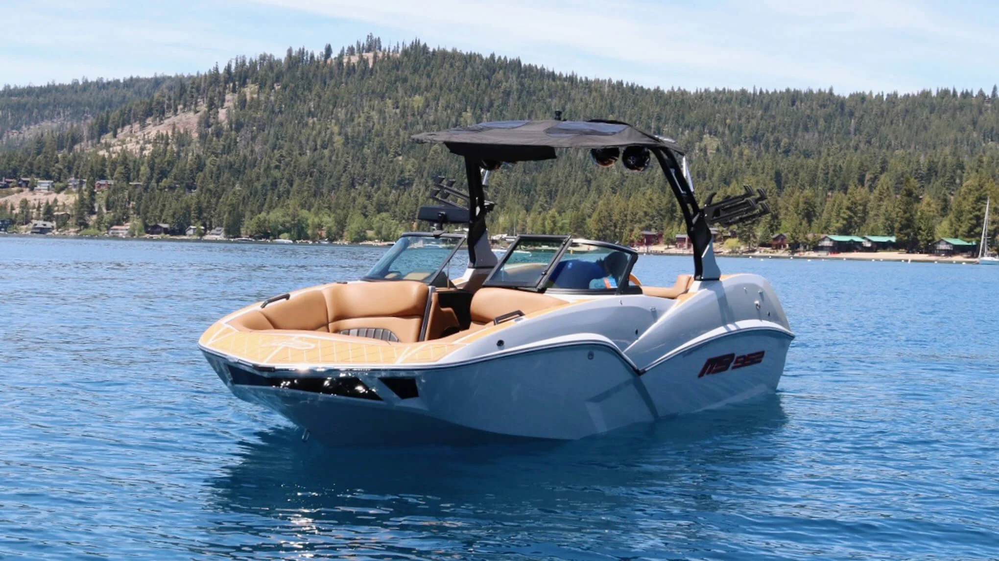 North Lake Tahoe Boat Rental 25' MB Wakesurf Boat